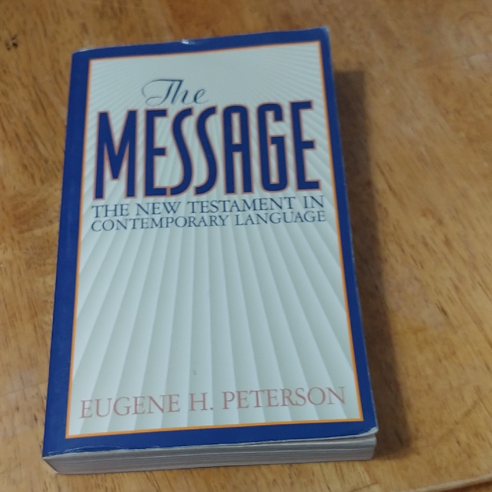 The Message New Testament Book